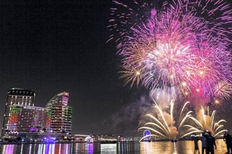 New Year's Eve firework display