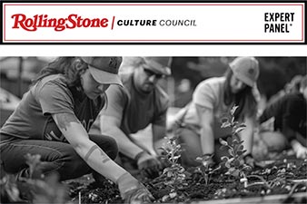 People working together in a garden